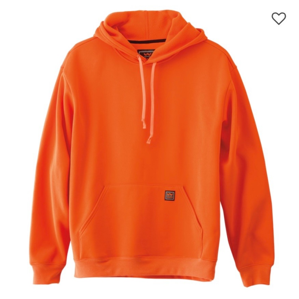 WALLS OUTDOOR GOODS ENHANCED VIS PULLOVER WORK HOODIE Mens Sz 2XL MD Weight New